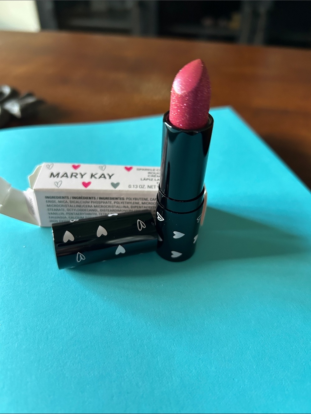 Mary Kay Shimmery Rose-Pink Lipstick